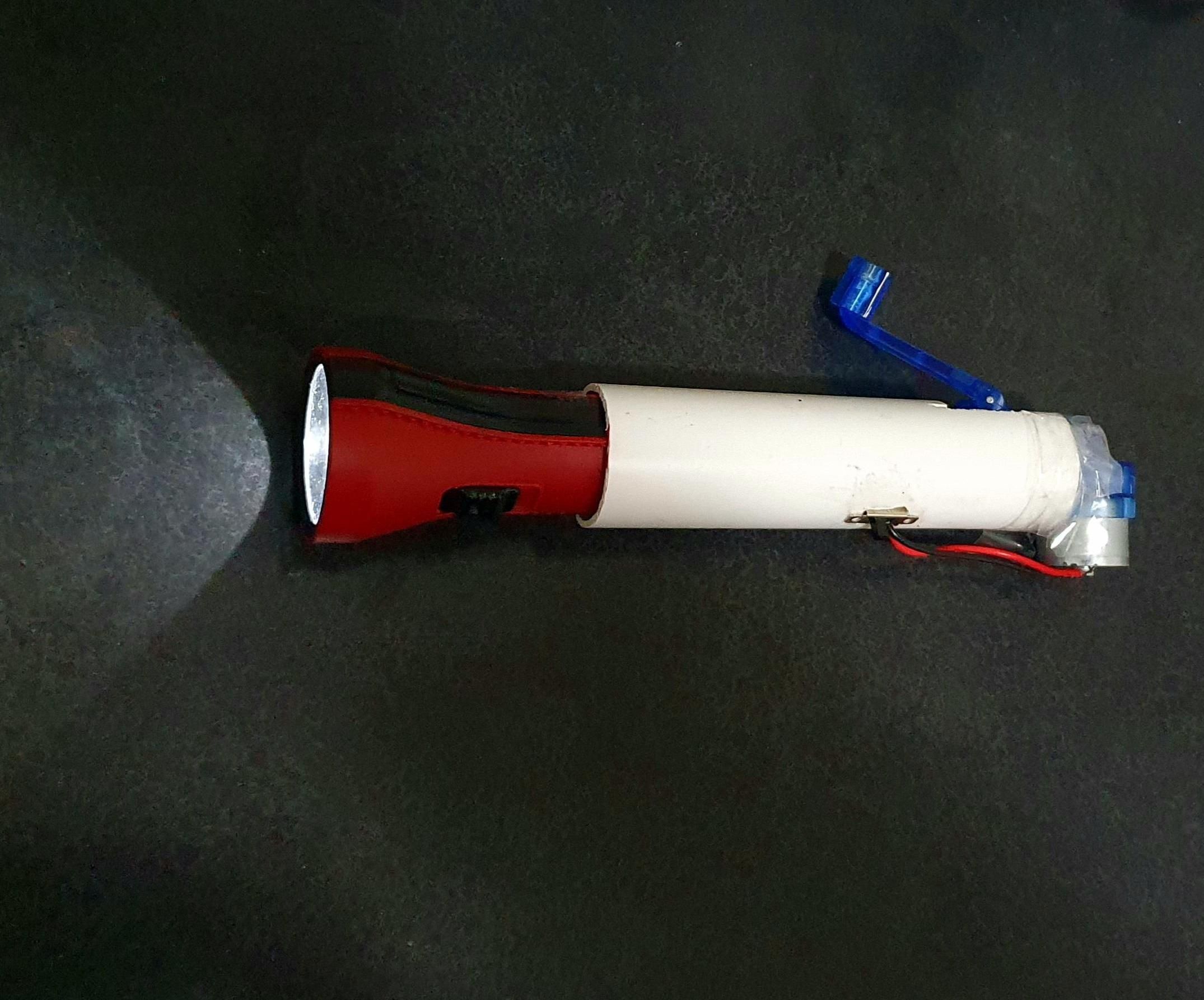Hand Crank Flashlight
