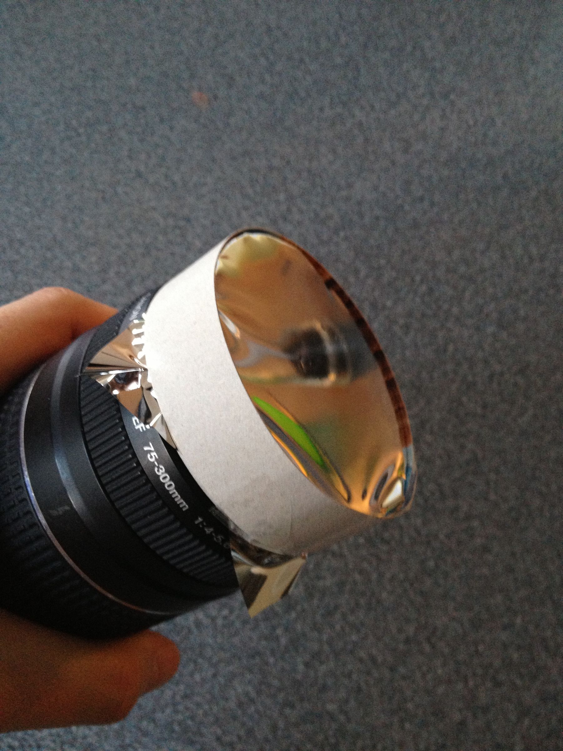 Telescope and DSLR Solar Filter 4 Steps Instructables