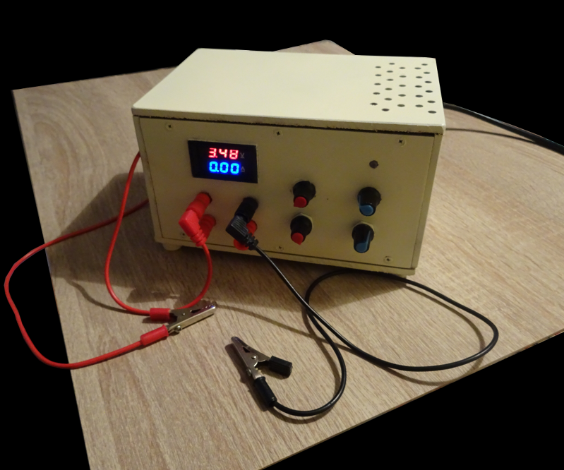 Lab Power Supply 0-20V and 0.002-4A