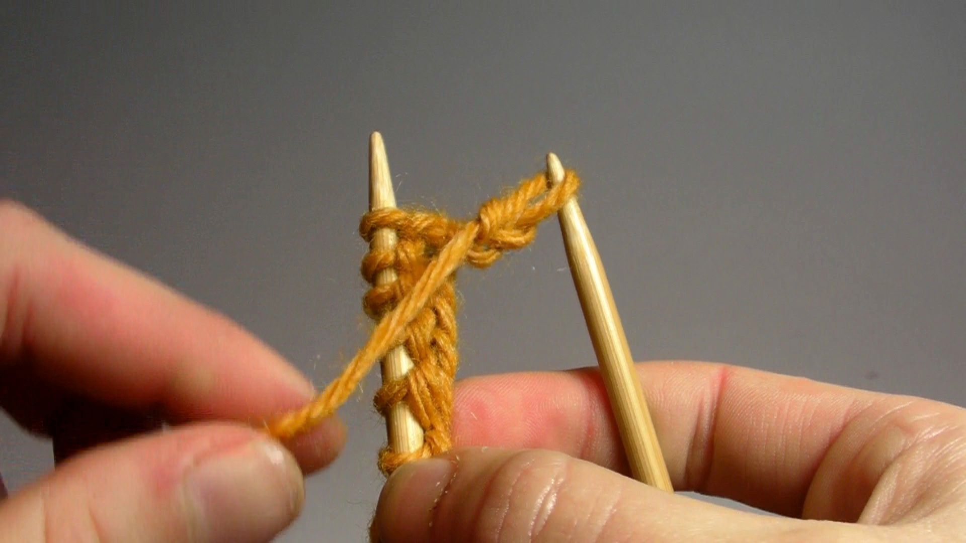 Knitting Lessons: the Purl Stitch