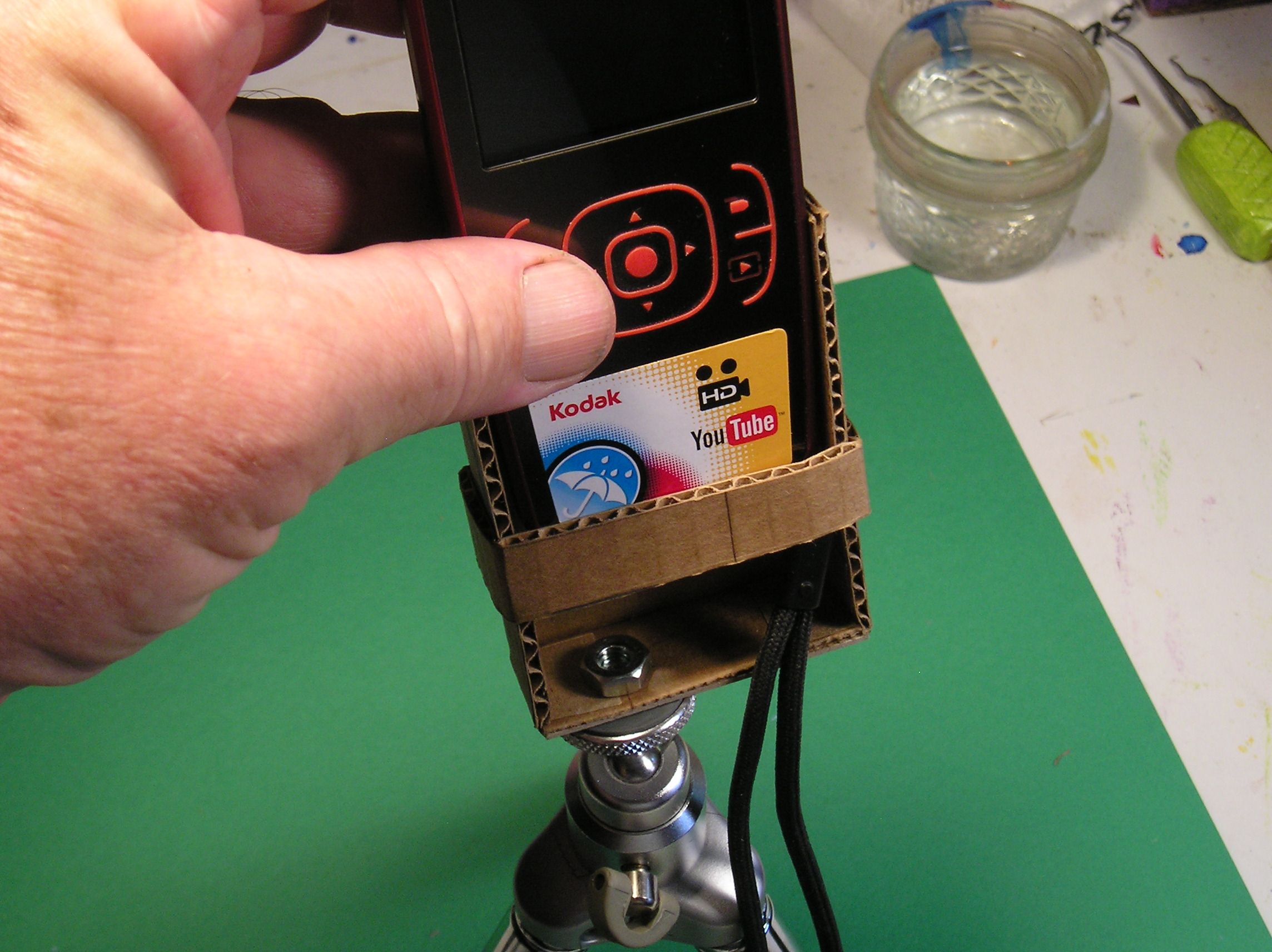 An E-Z Mount for a New Pocket Video Camera