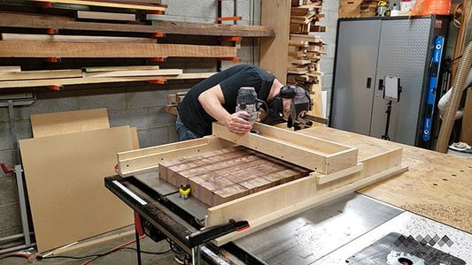 How to Make a Router Sled to Flatten Slabs : 9 Steps (with Pictures ...