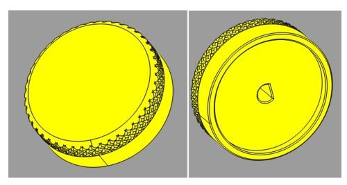 Yellow Knob & Enclosure