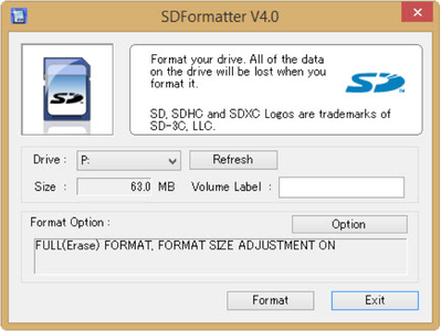 Format Your SD Card