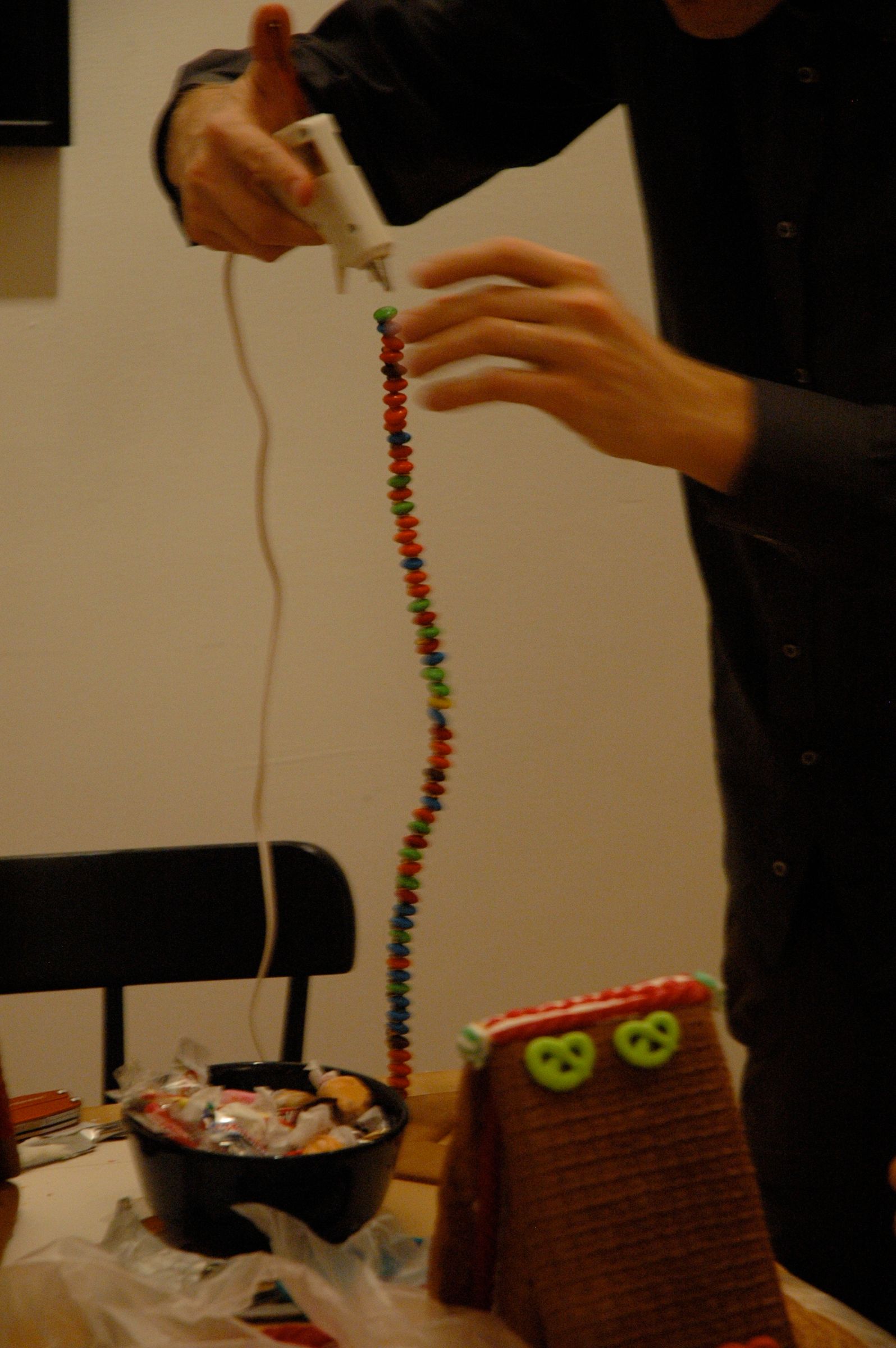 Candy Towers Built With a Molten-Sugar Hot-Glue Gun 