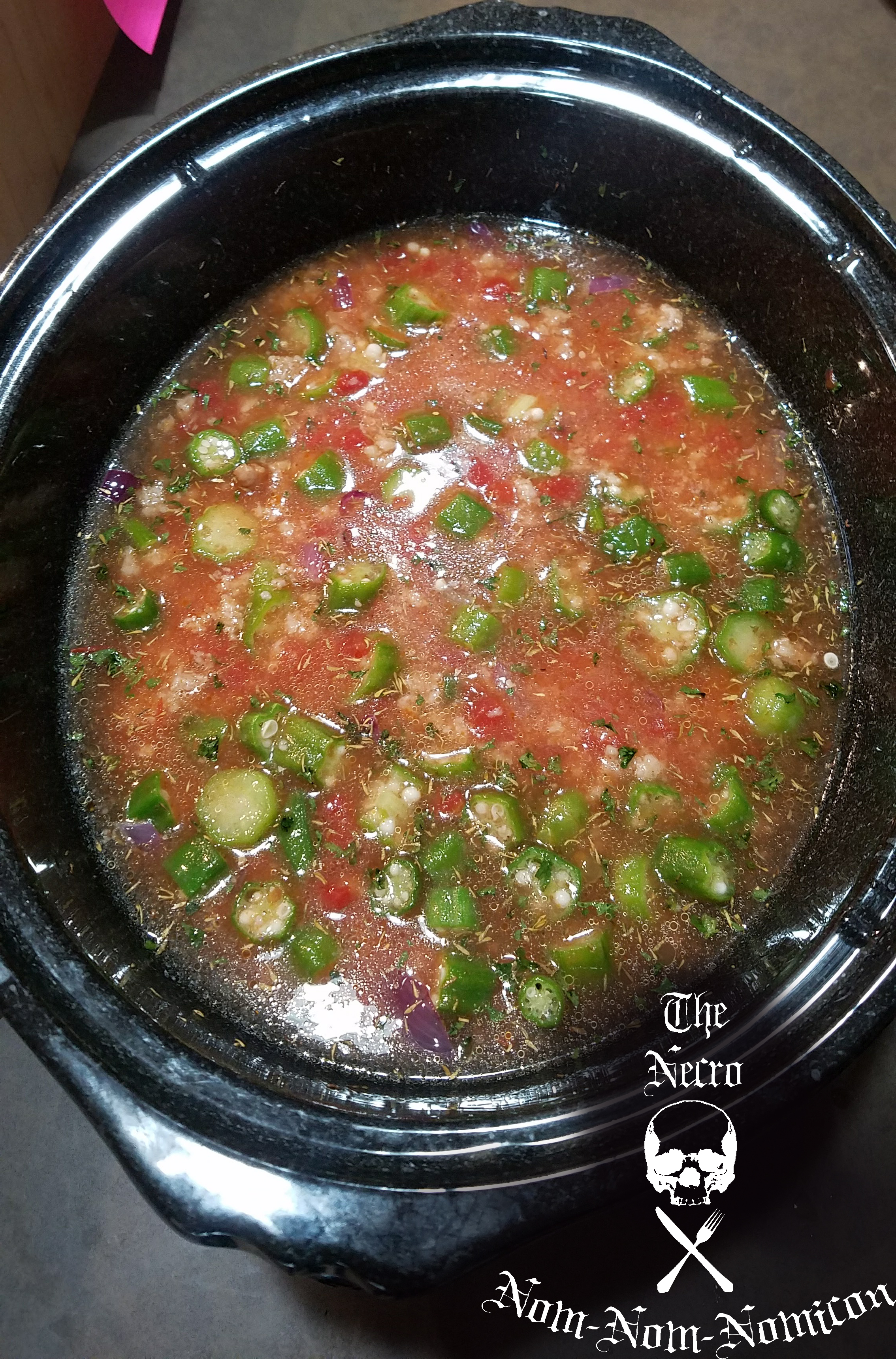 Sinfully Slothful Slow Cooker Faux Gumbo 3 Steps (with Pictures