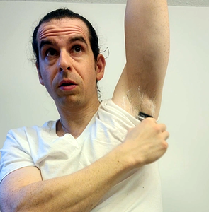 Removing Armpit, Facial and Arm Hair (If Applicable)