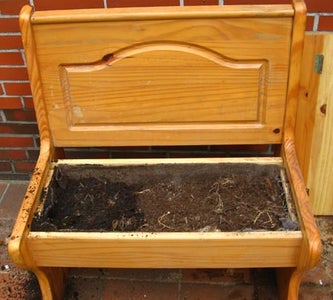 Then I Have Filled the Flowerbench With Compost
