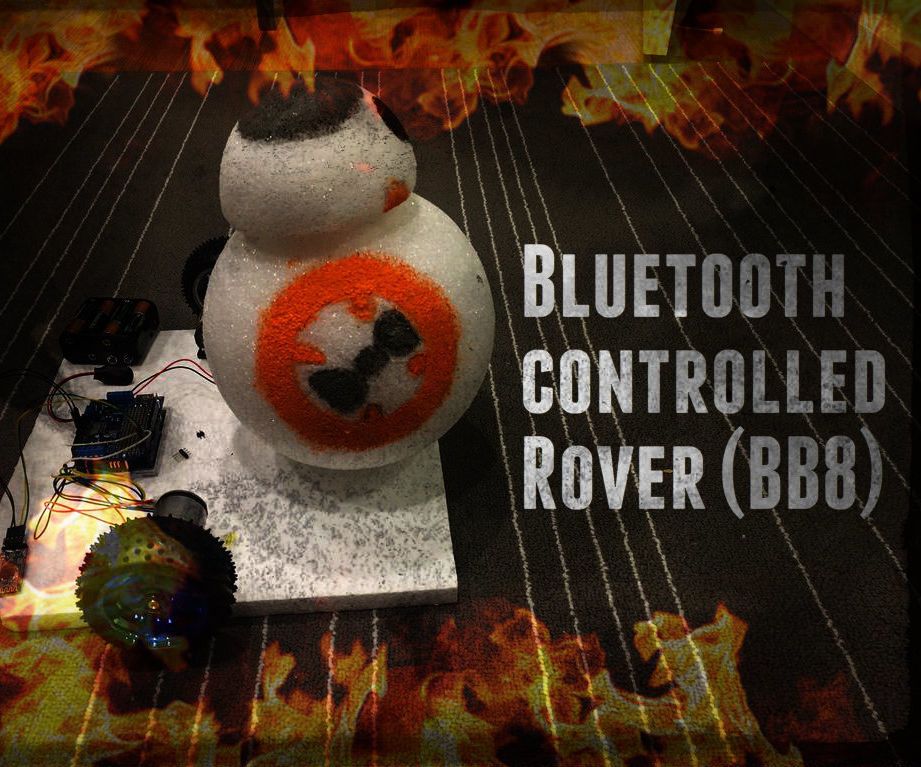 Bluetooth Controlled Rover (BB8)
