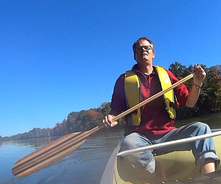 Custom Laminated Canoe Paddle
