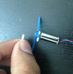 Hotglue and Testing the Propeller With the Motor