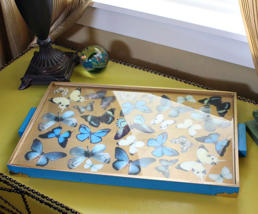 Resin Butterfly Tray