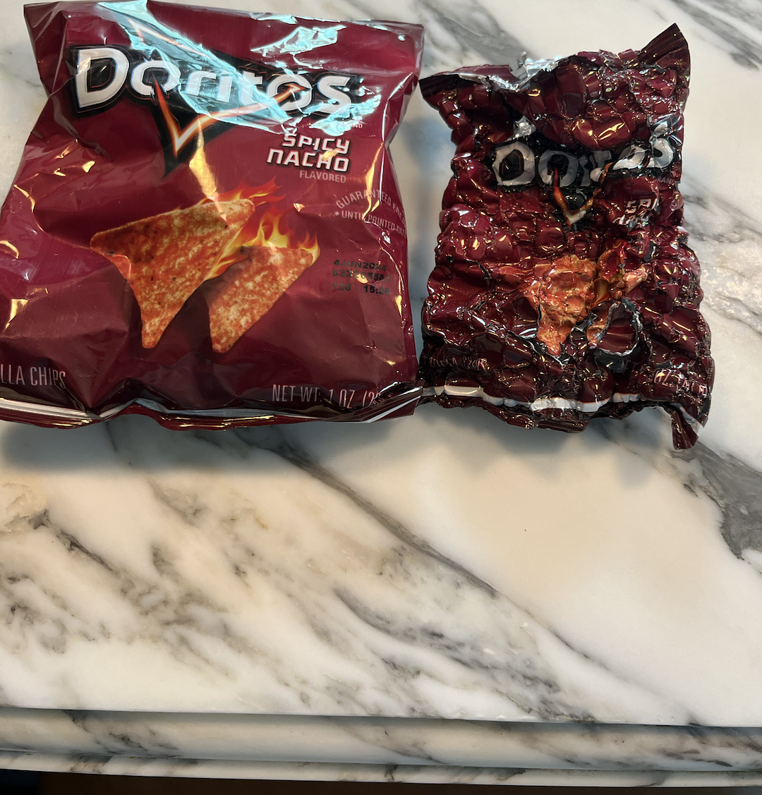 Shrunken Dorito Bag