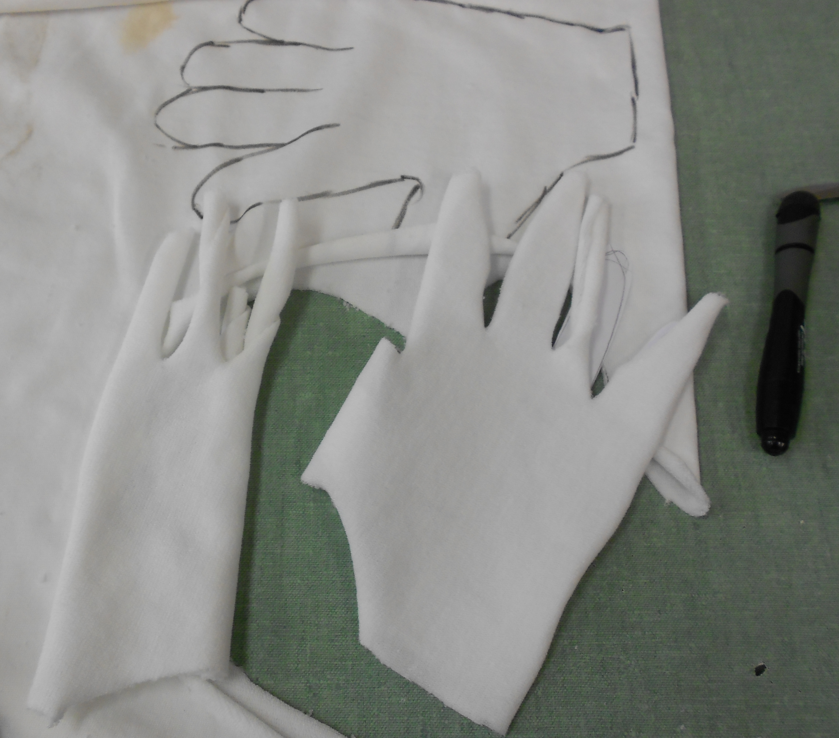 HowtoMake Cotton Gloves 7 Steps Instructables