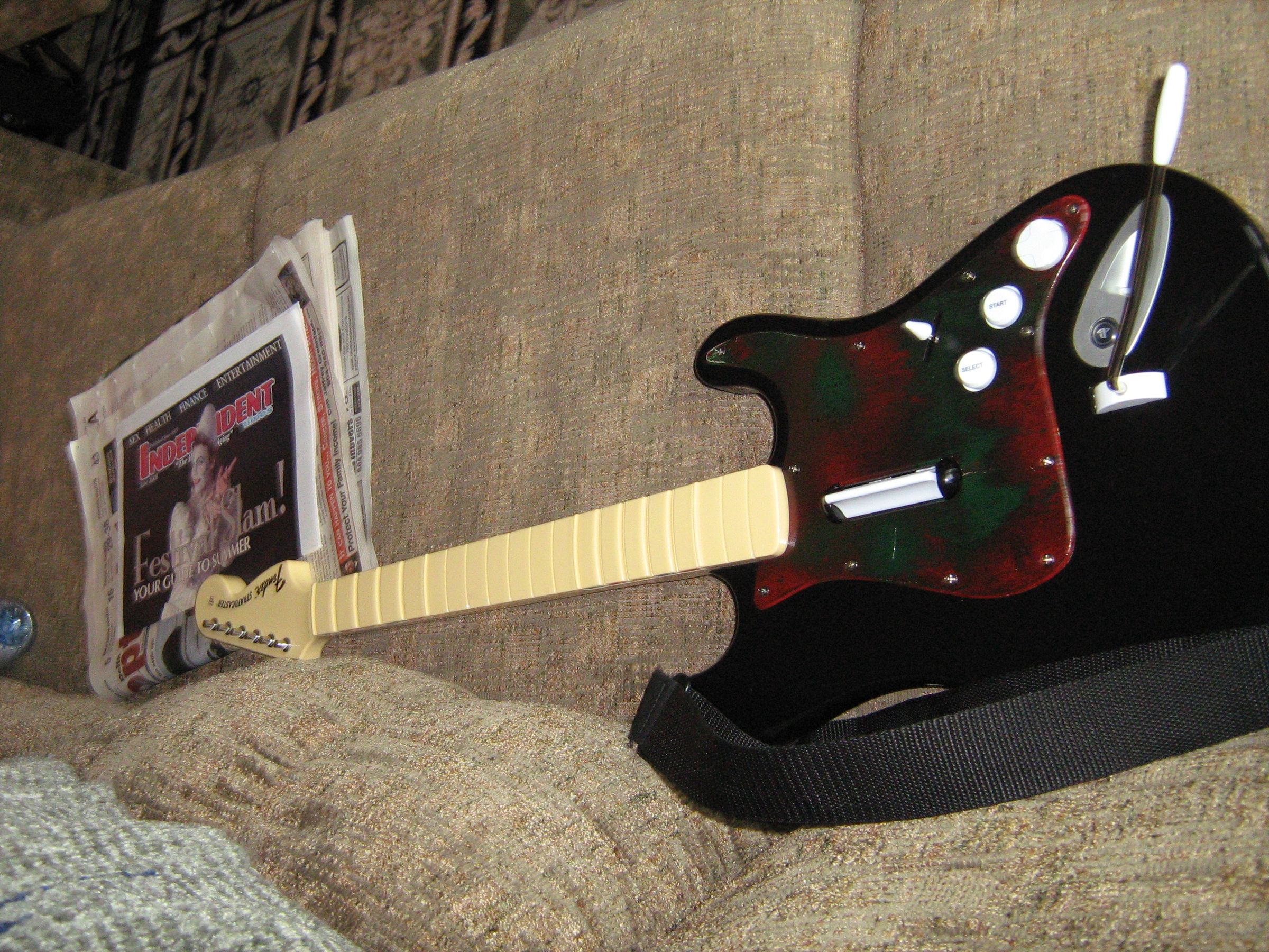 Custom Rockband Pickguard Design