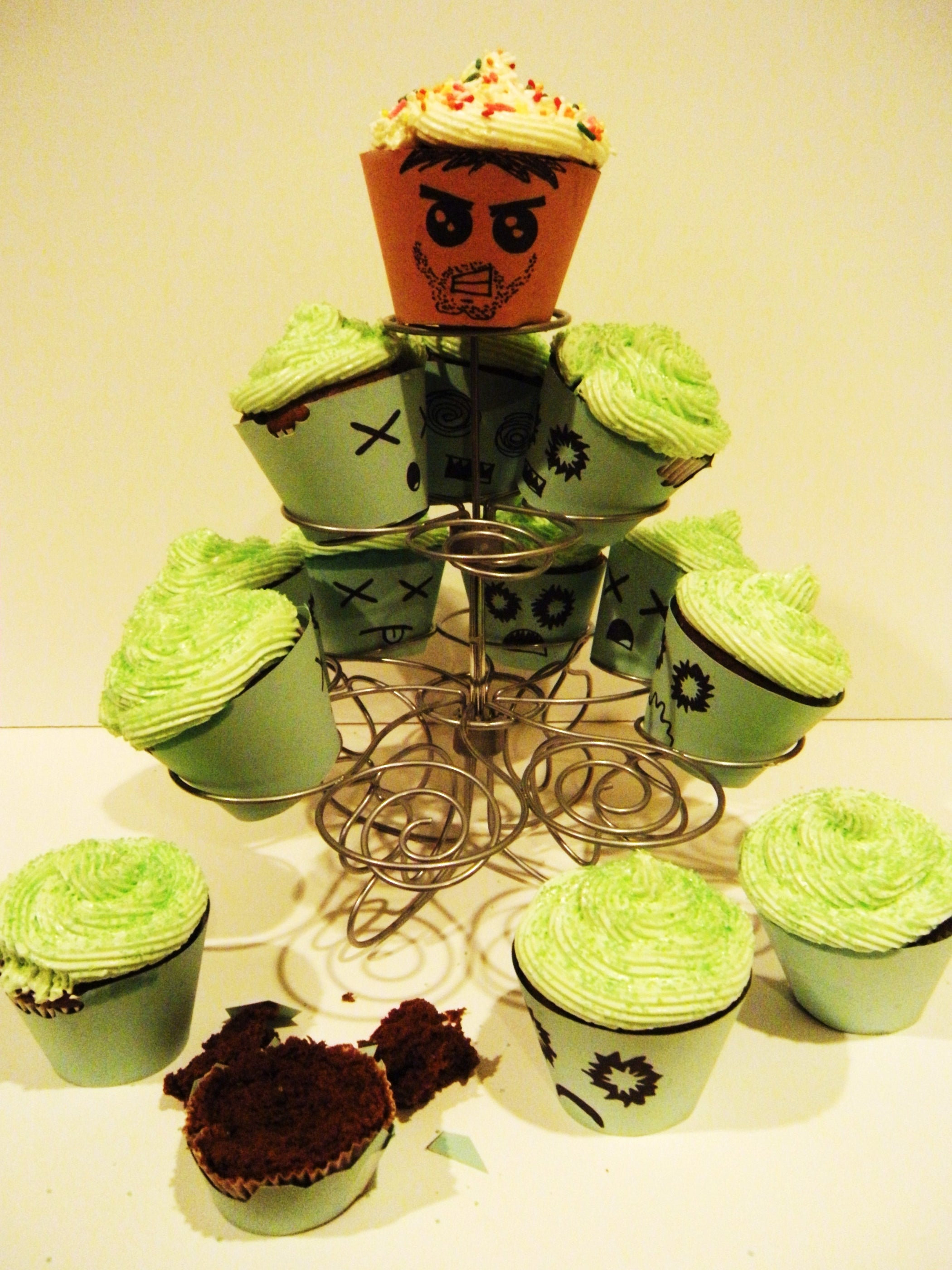 Adorable Zombie Cupcakes! 6 Steps Instructables