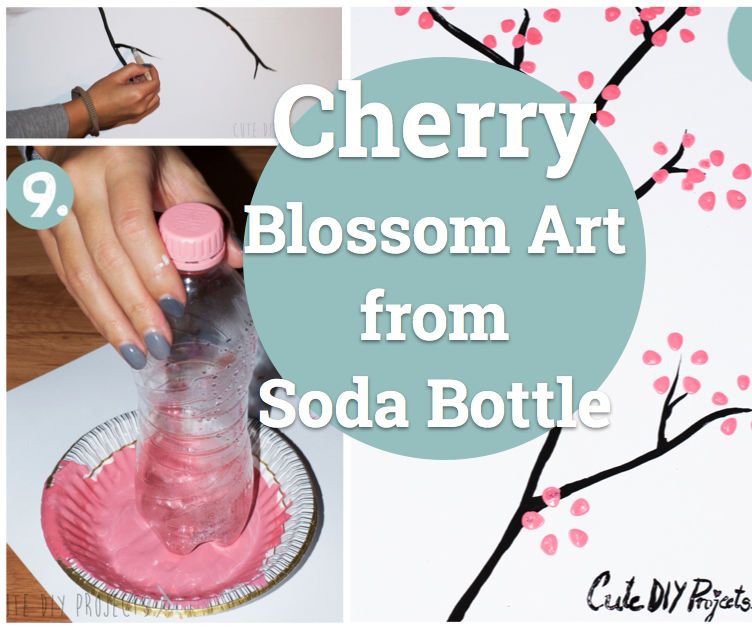 Cherry Blossom Art From Soda Bottle in 11 Easy Steps