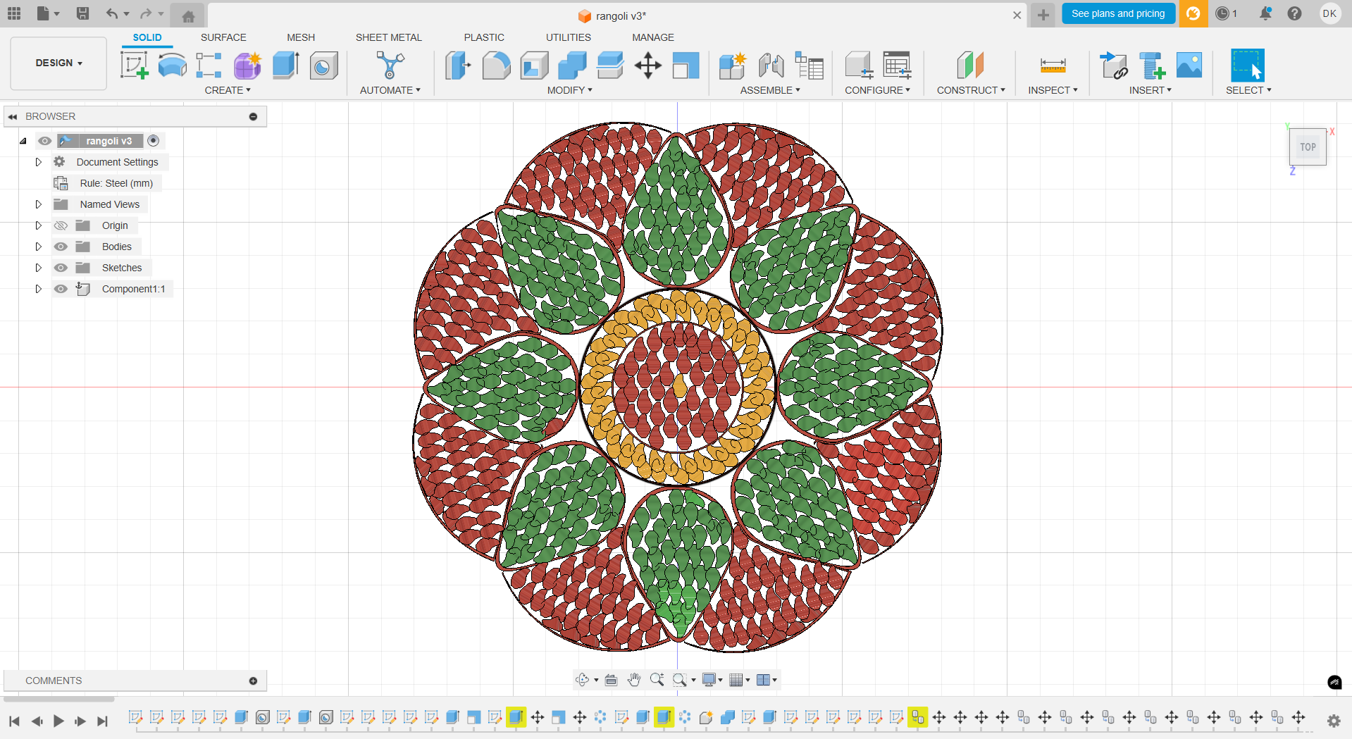 HOW TO CREATE TRADITIONAL RANGOLI AND GARLAND OF TAMILNADU : 9 Steps ...