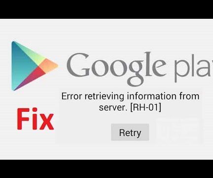 Fix Error Retrieving Information From Server Rh-01!!
