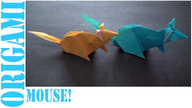 How to Make an Origami Mouse!