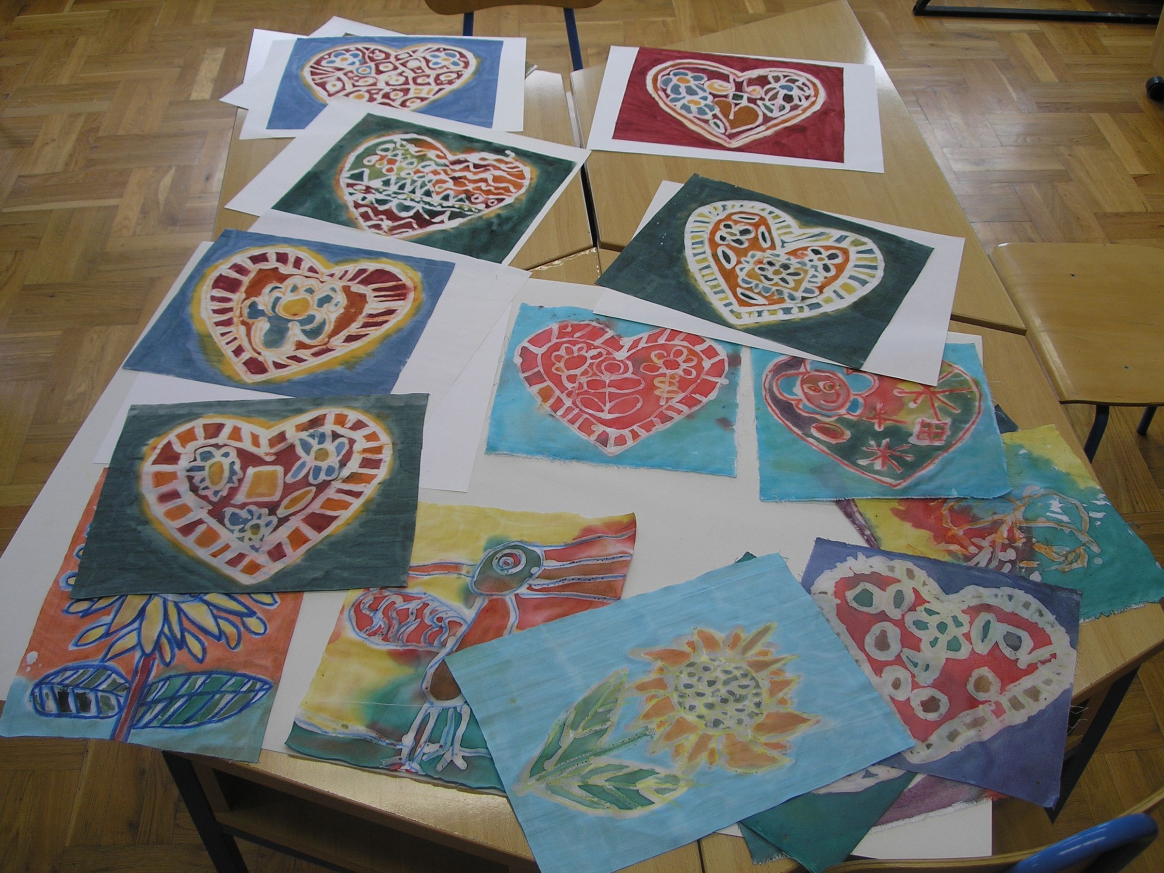 Make wour own beautiful batik on canvas paintings