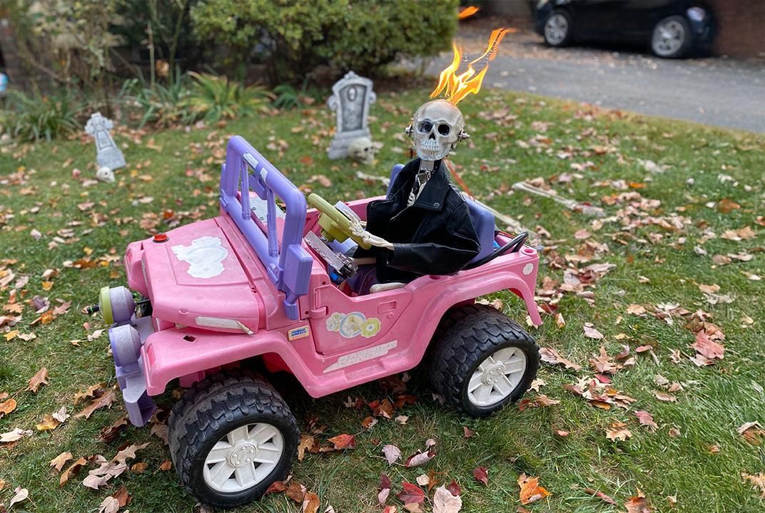 Ghost Toddler: Esp32 FPV Pan Tilt Power Wheels