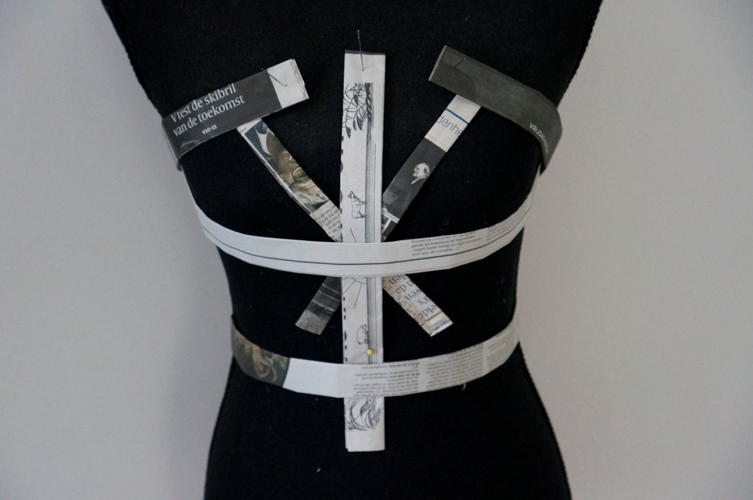 Newspaper Dress 5 Steps With Pictures Instructables Newspaper Dress 5 Steps With Pictures Instructables