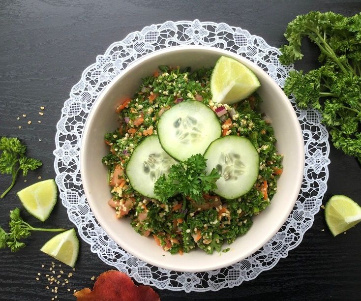 Tabbouleh/Tabouli Middle Eastern Salad