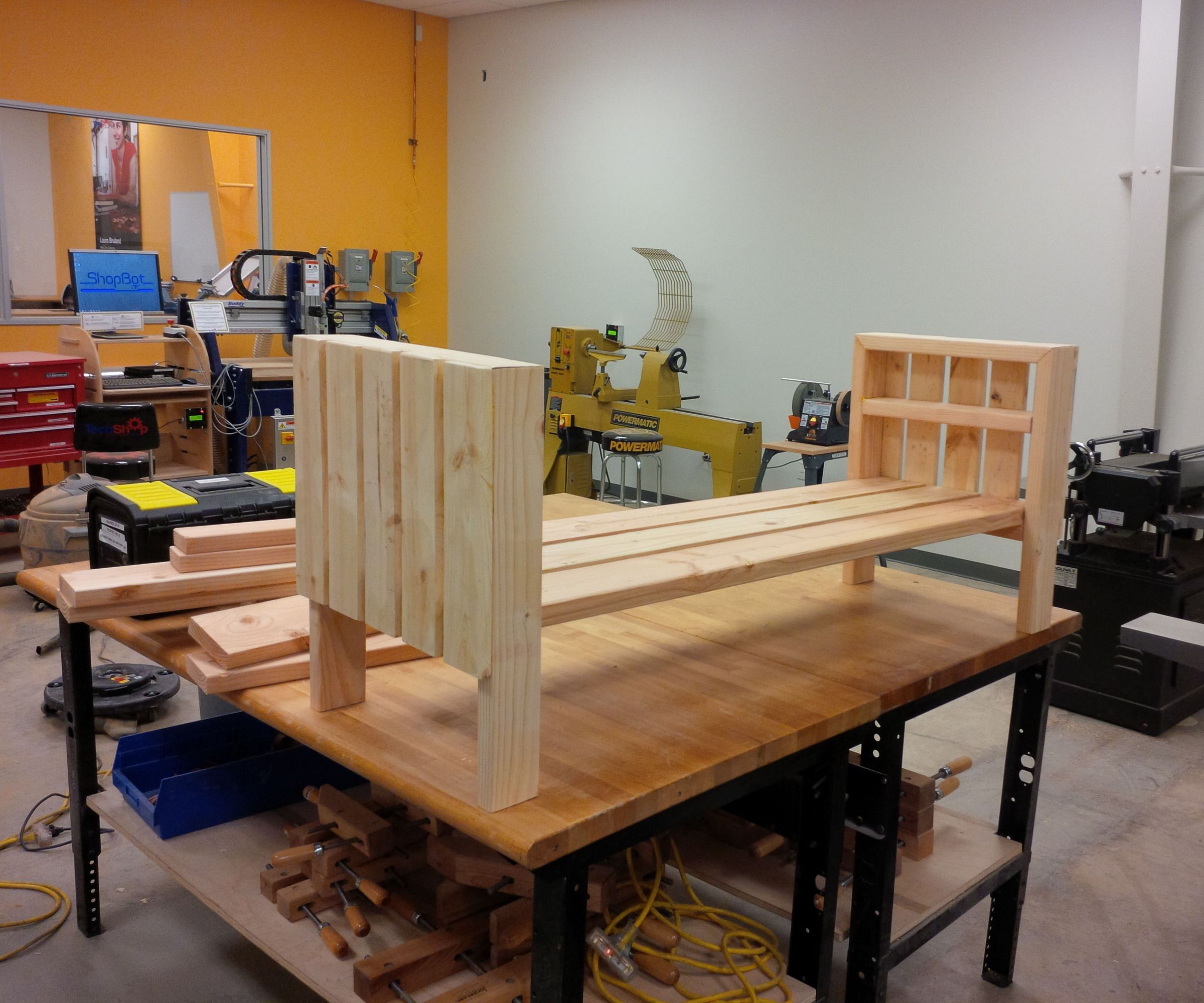 Garden Bench (I Made It at Techshop)