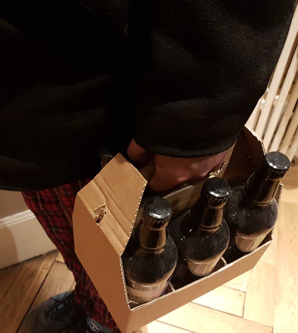 Celebrating & Sharing a Beer