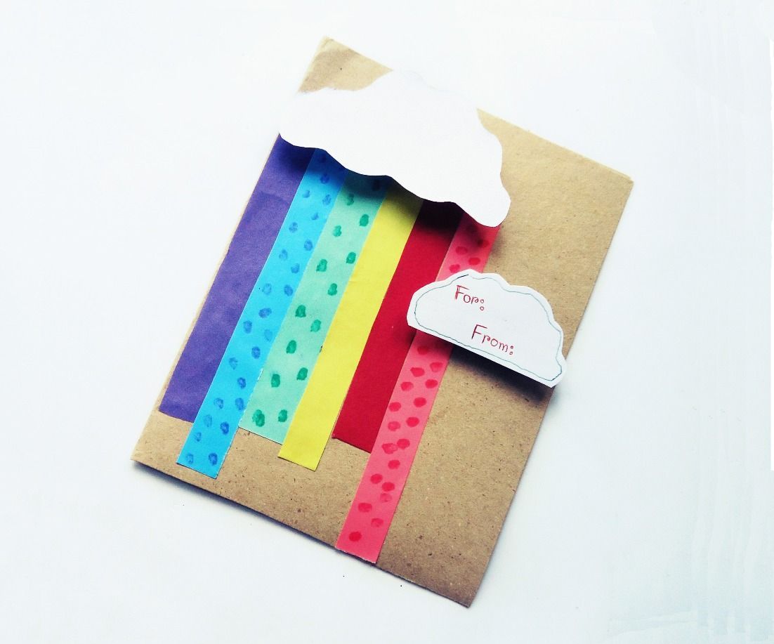 Summer Holiday Rainbow Card