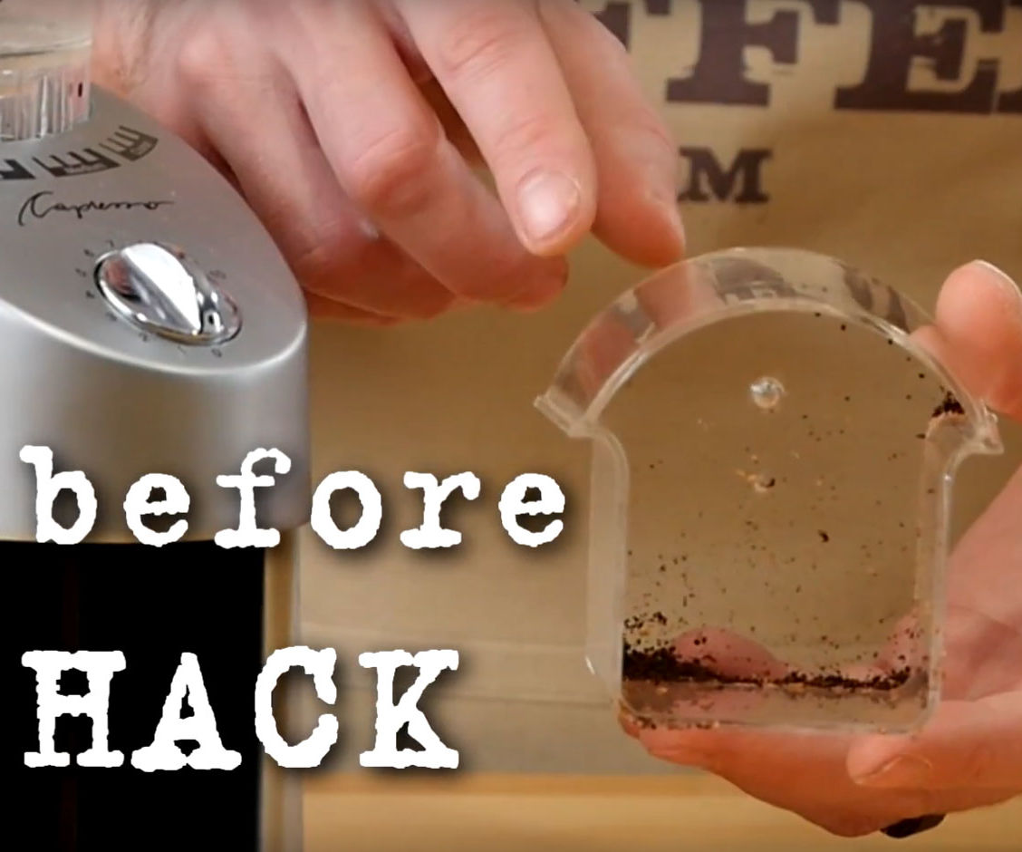 Simple Hack to Remove Static in the Coffee Grinder
