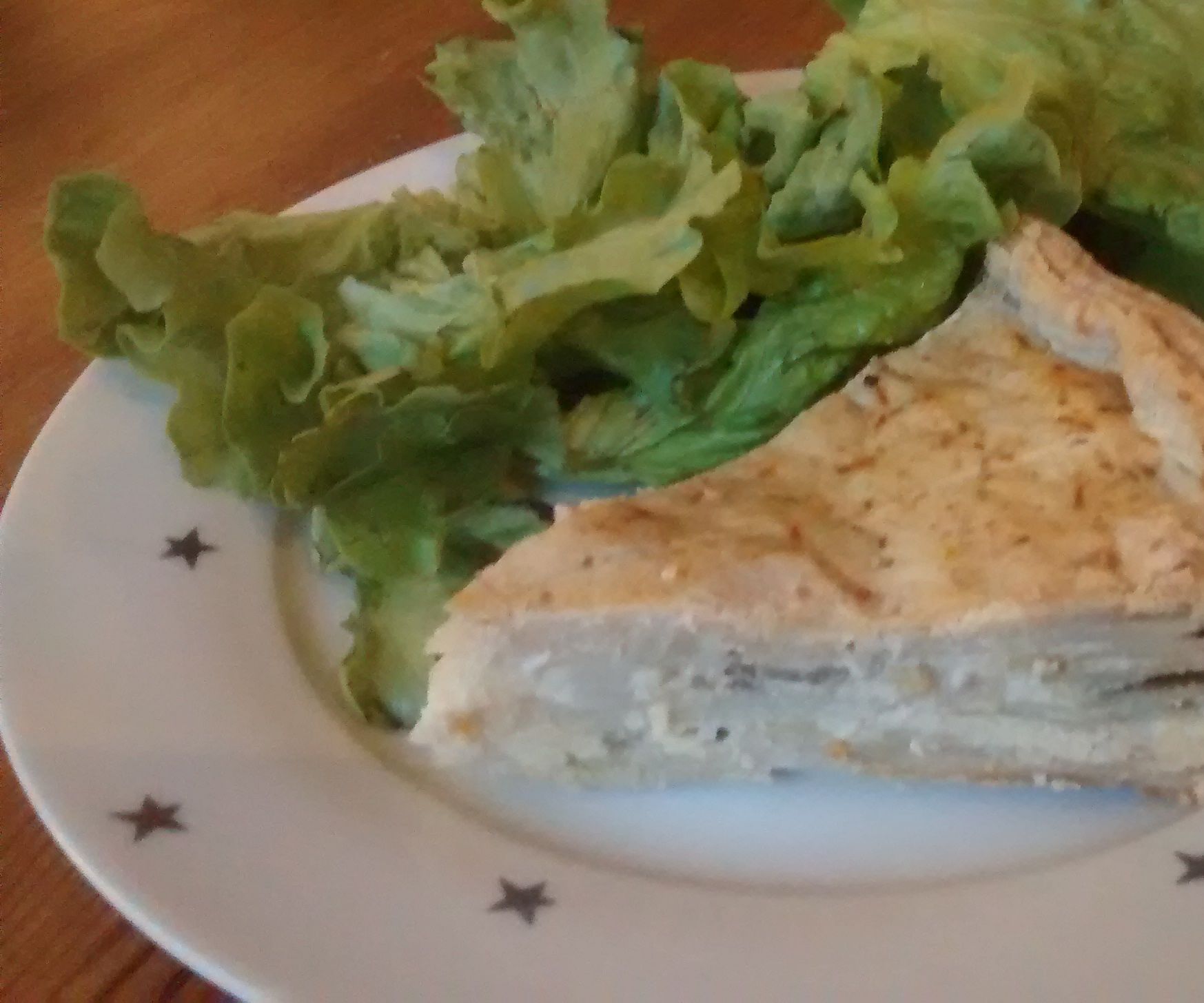 Potato, Cheese and Spring Onion Pie