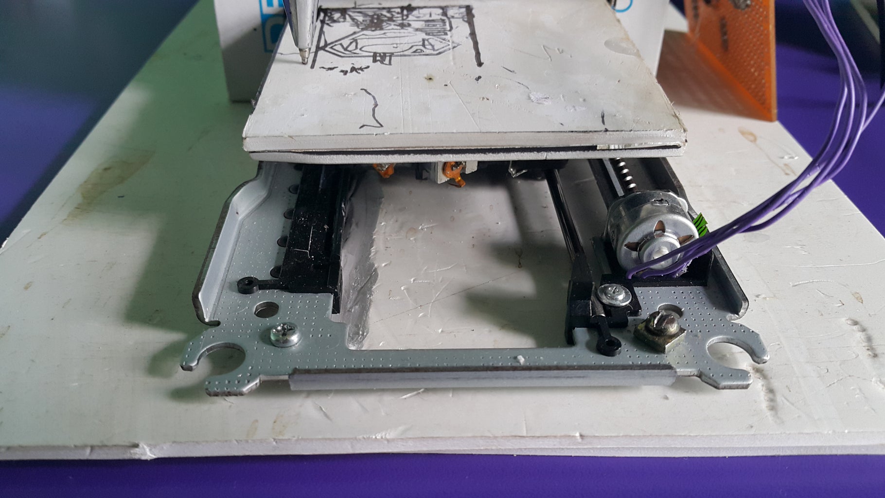 how to make homework writing machine at home Building X and Y Axis Carriages