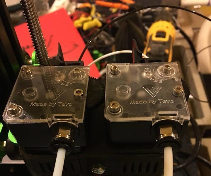 TEVO Tornado Dual Extrusion: Beau's TL-Feeder Version