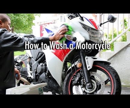 Wash and Clean a Motorcycle