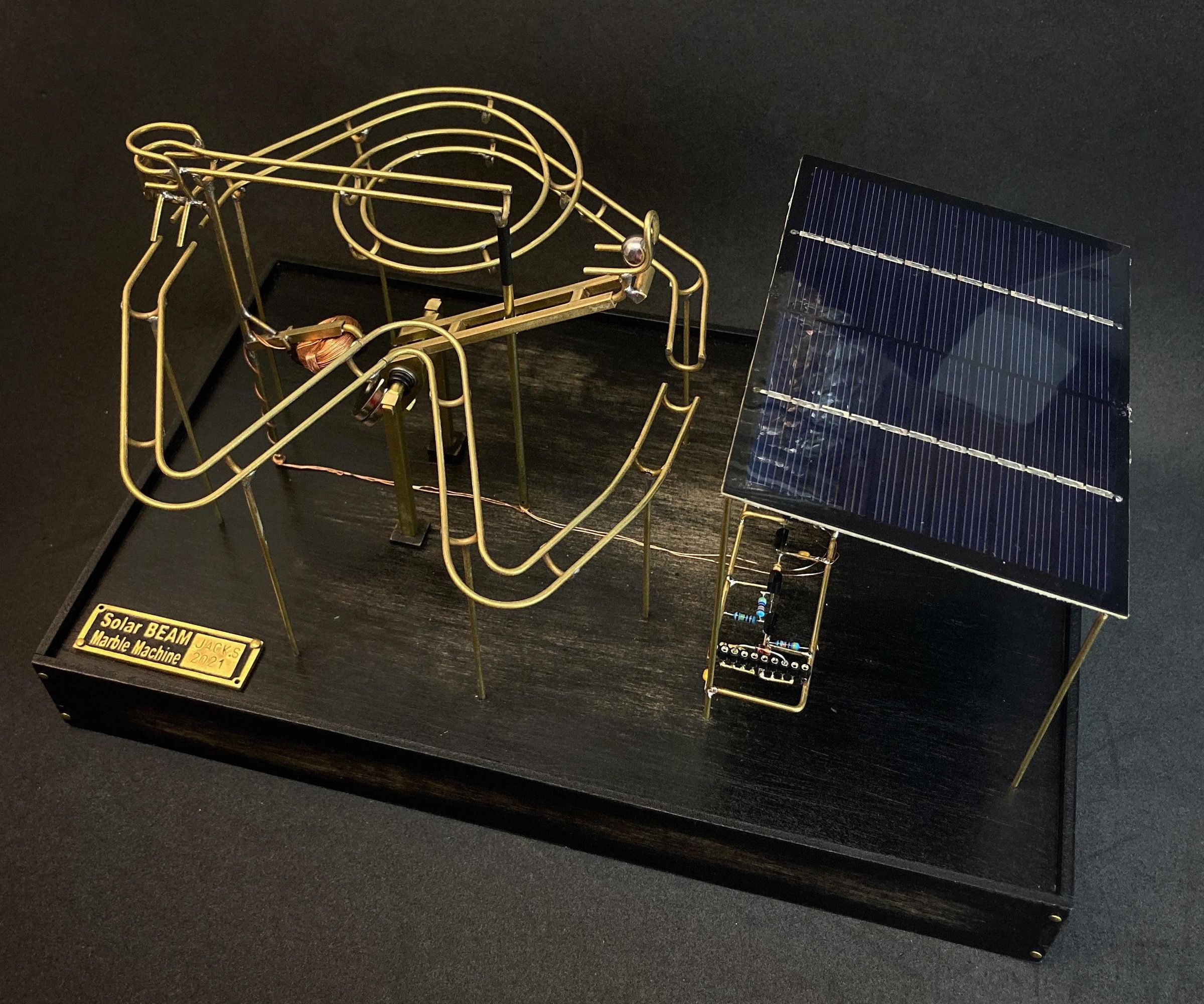 Solar BEAM Marble Machine