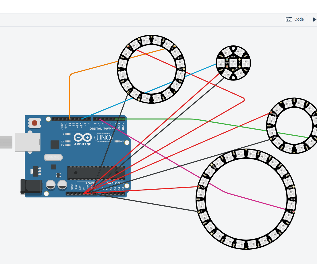 Multiple Independent NeoPixel Rings : 3 Steps - Instructables