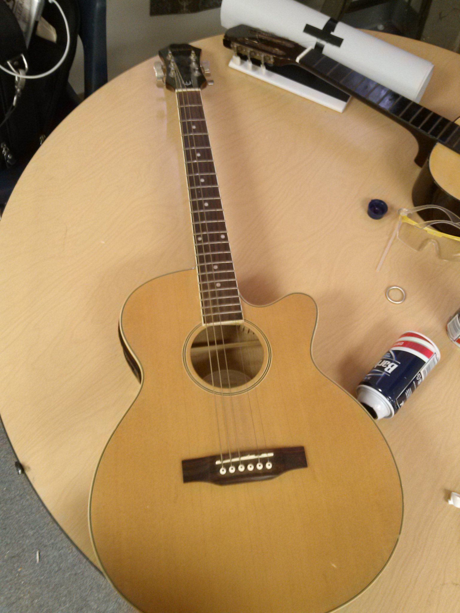 Electric/Acoustic Guitar Secret Compartment!