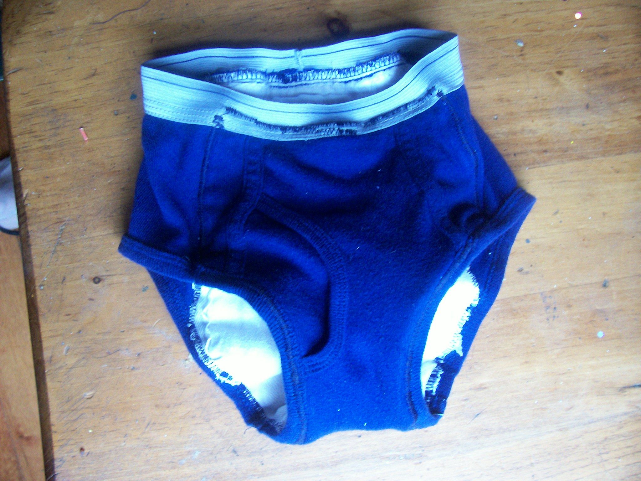Create recycled/repurposed cloth pullups/training pants