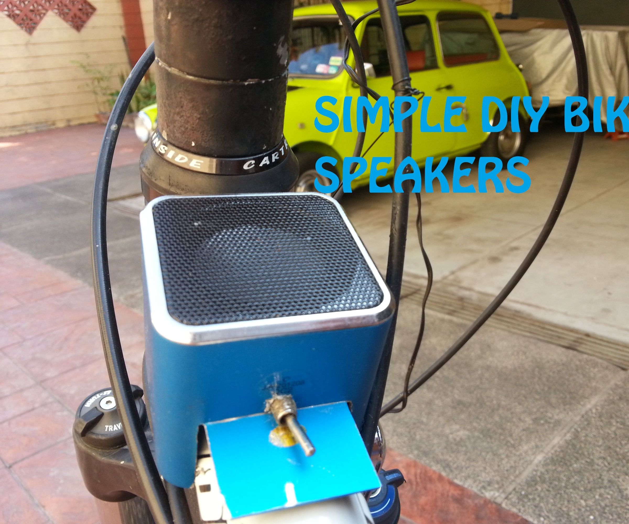 6$ DIY Low Profile Bike Speaker