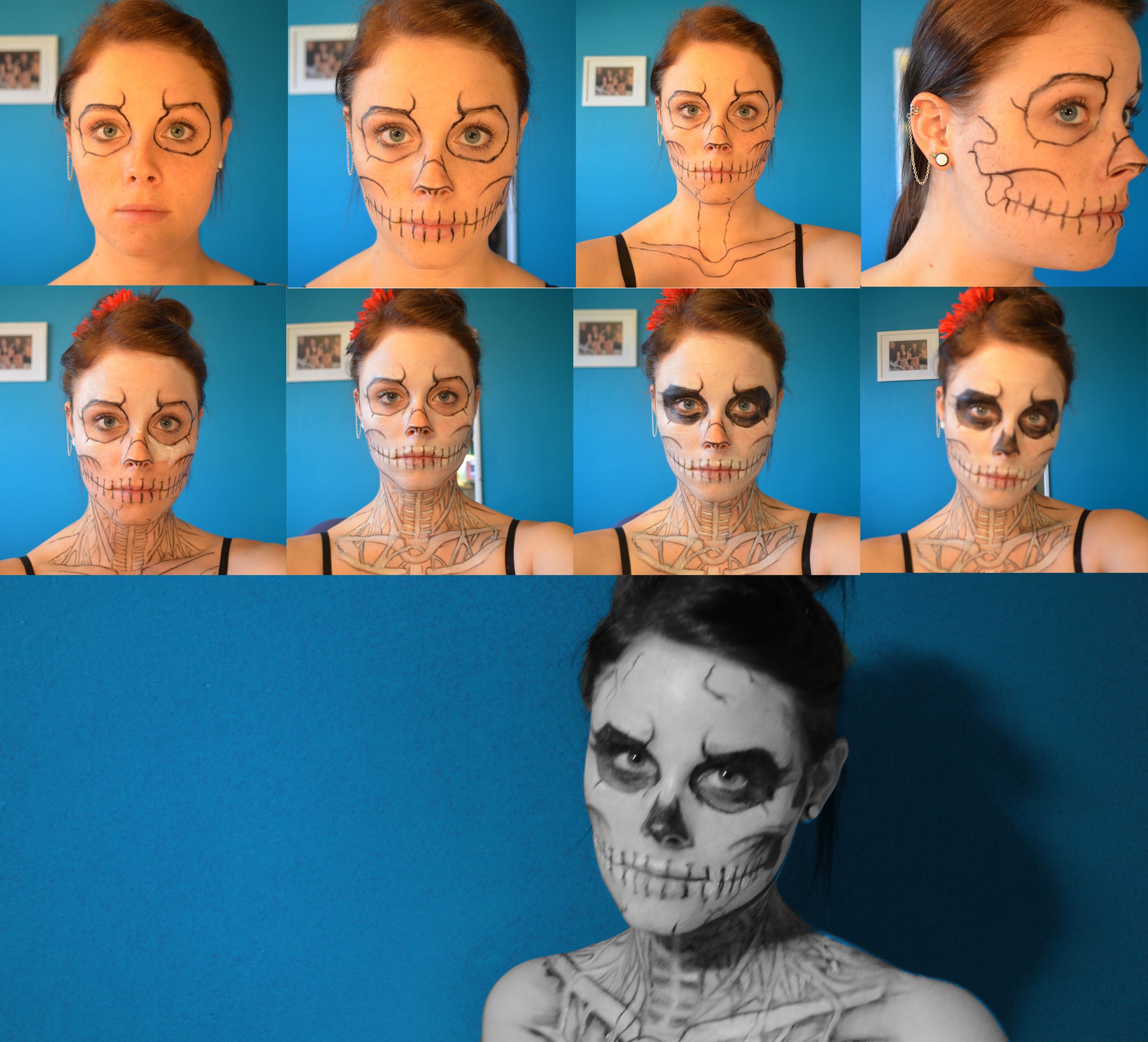 Skeleton Halloween Makeup : 3 Steps - Instructables