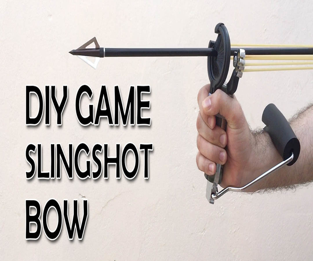 DIY Slingshot Bow Hybrid (Video With Slomo Demos)