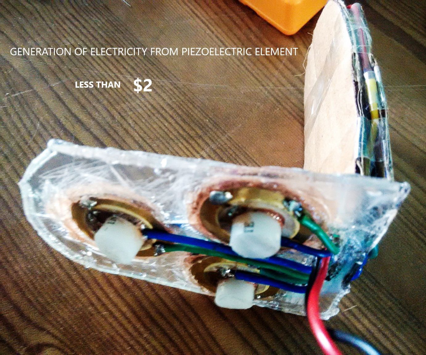 Electricity Generation From Piezoelectric Element