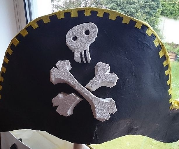Papier-mâché Pirate Hat