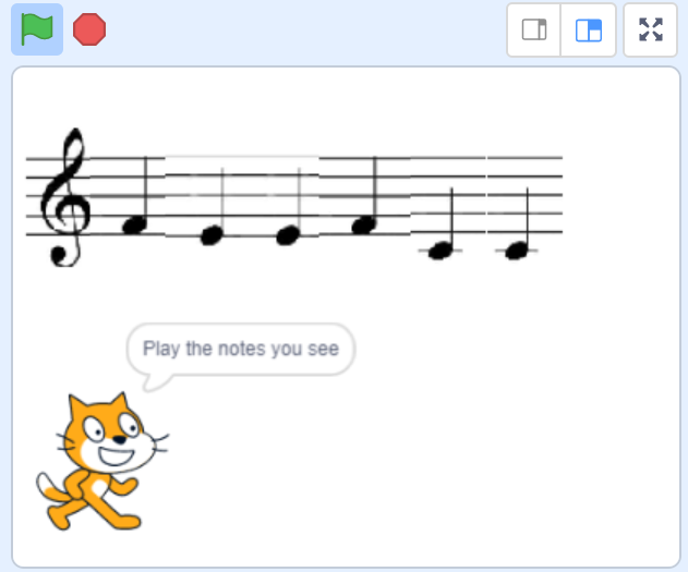 Sight Reading Tutor With Makey Makey and Scratch