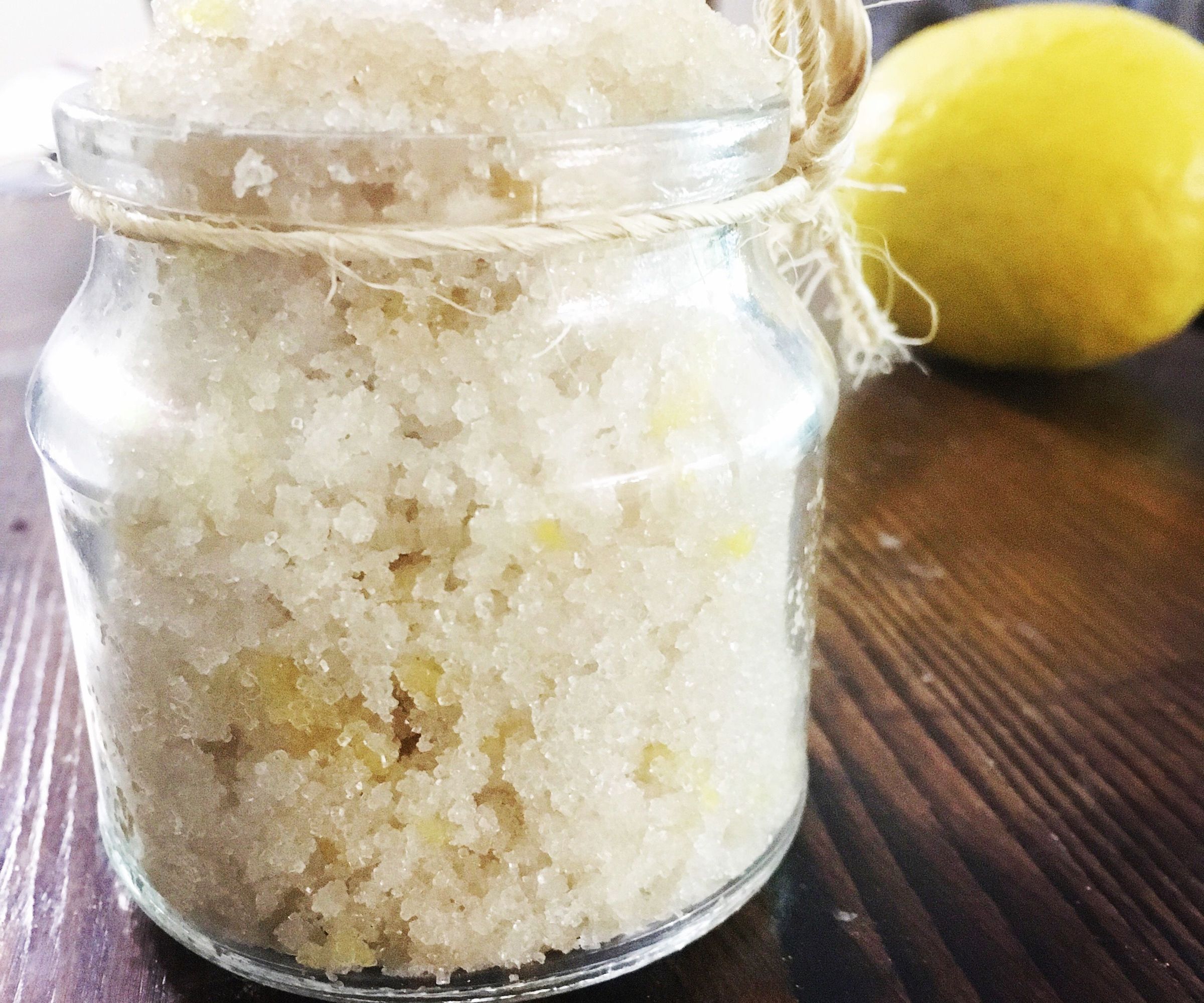 Lemon Coconut Sugar Scrub