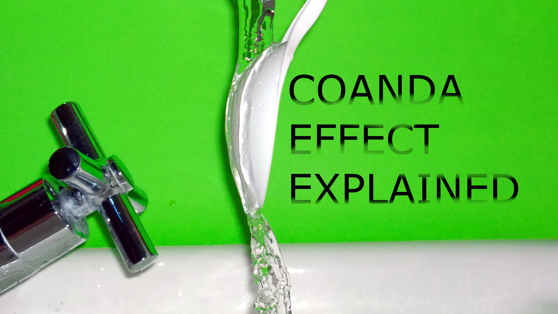 Coanda Effect Experiment, 3D Printed Model, Explaination. 4 Steps