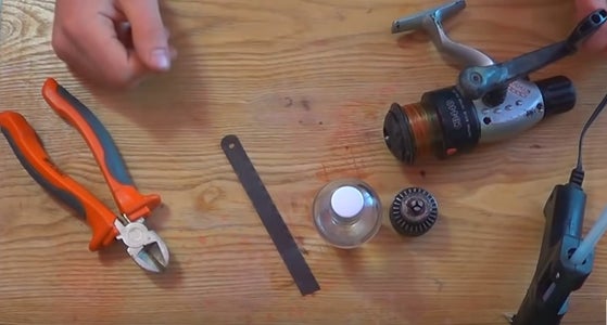 To Do a Mini Hand-drill With Fixed-spool Reel You Need!!!