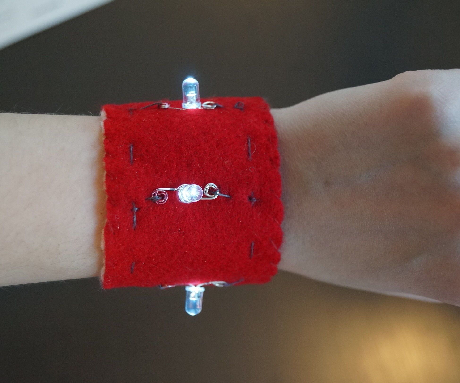 LED Conductive Switch Bracelet